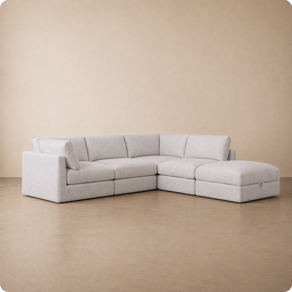 Juniper L Shape + Ottoman (5pc)