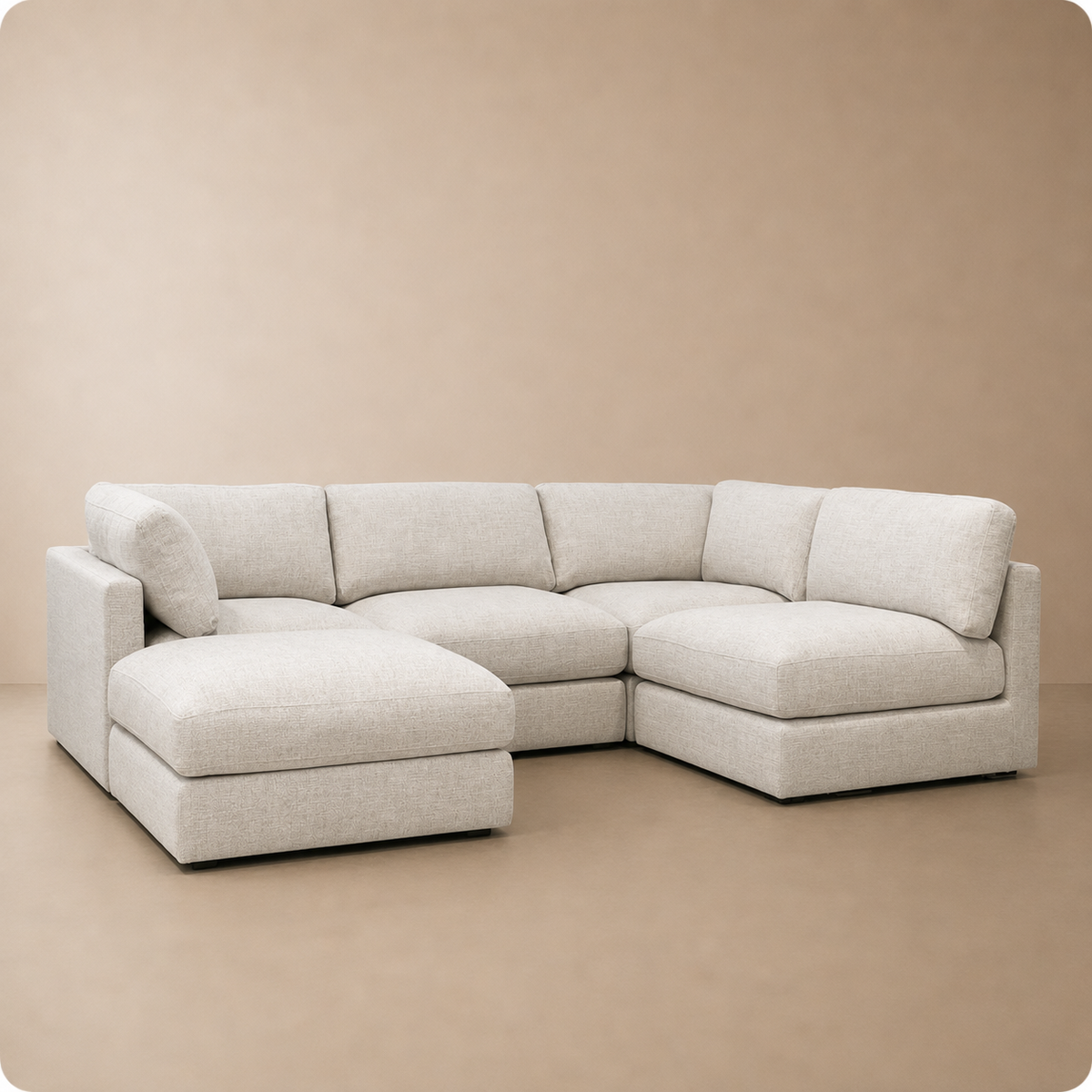 Juniper L Shape + Ottoman (5pc)