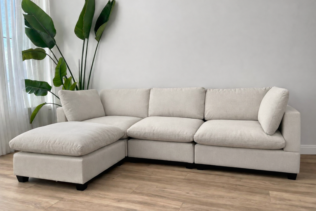 Dream Cloud L Shape + Ottoman (5pc)