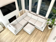 Dream Cloud Corner Sectional + Ottoman (6pc)