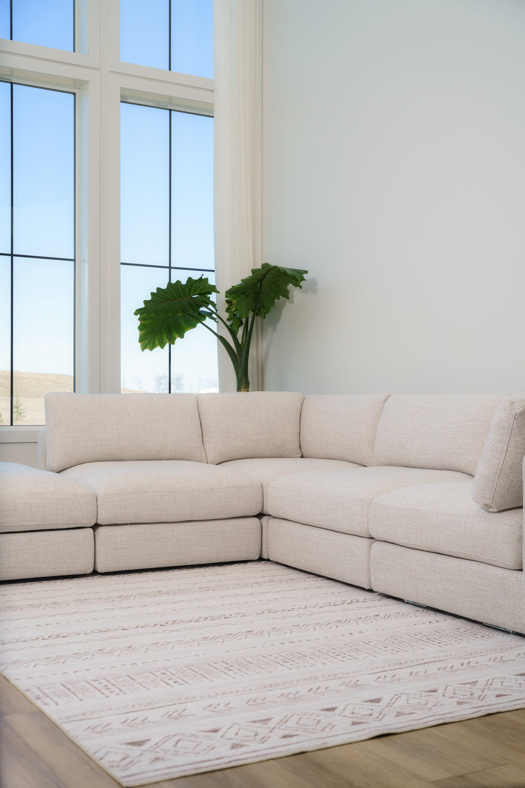 Juniper L Shape + Ottoman (5pc)