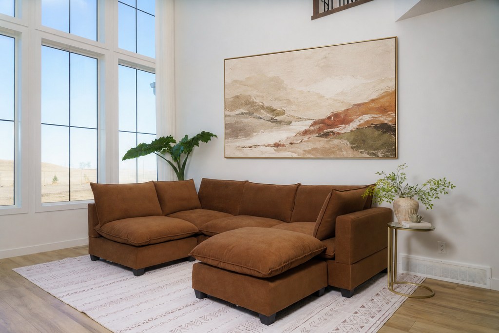 Dream Cloud Sofa + Ottoman (4pc)