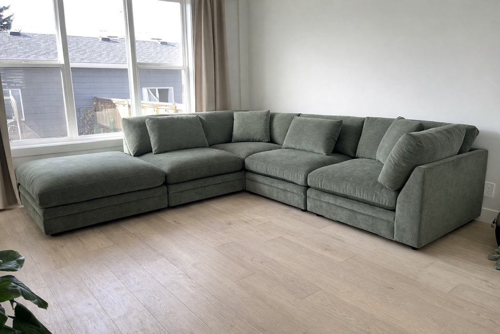 Pacific L Shape + Ottoman (5pc)