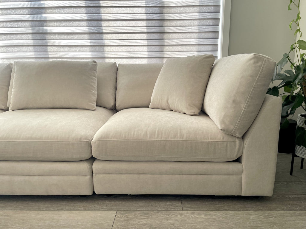 Pacific L Shape + Ottoman (5pc)
