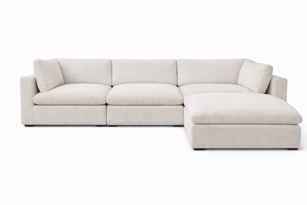 4pc Sofa + Ottoman XL Cloud