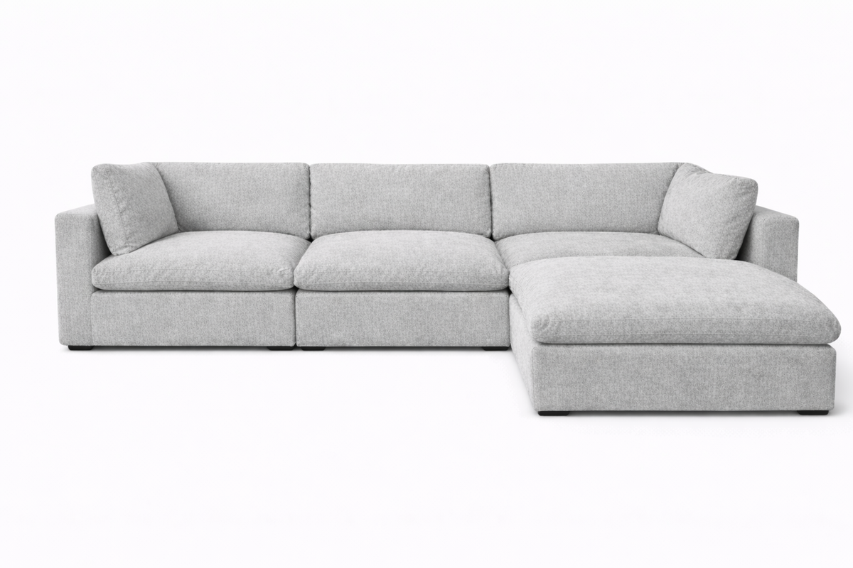 4pc Sofa + Ottoman XL Cloud
