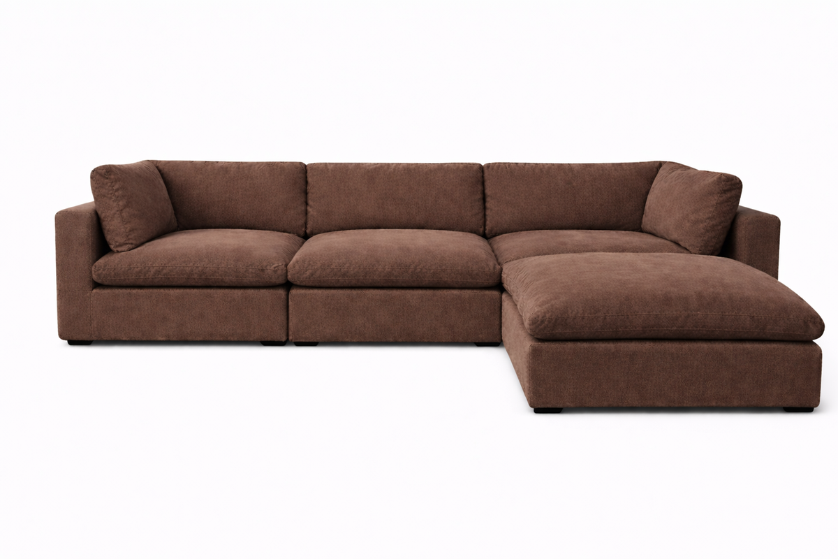 4pc Sofa + Ottoman XL Cloud