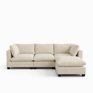 Dream Cloud Sofa + Ottoman (4pc)