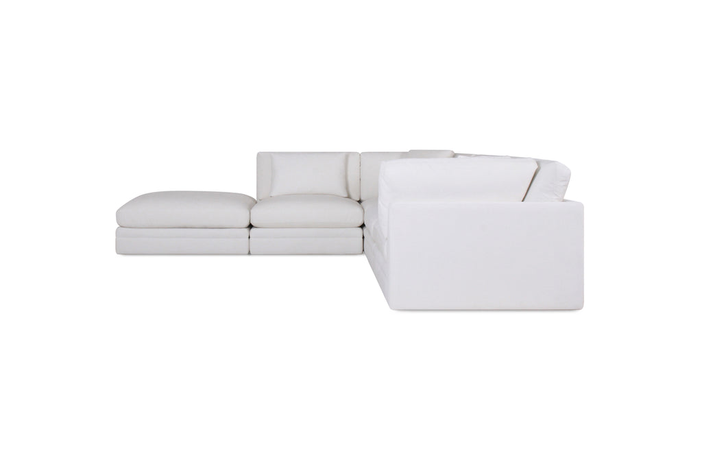 Pacific L Shape + Ottoman (5pc)