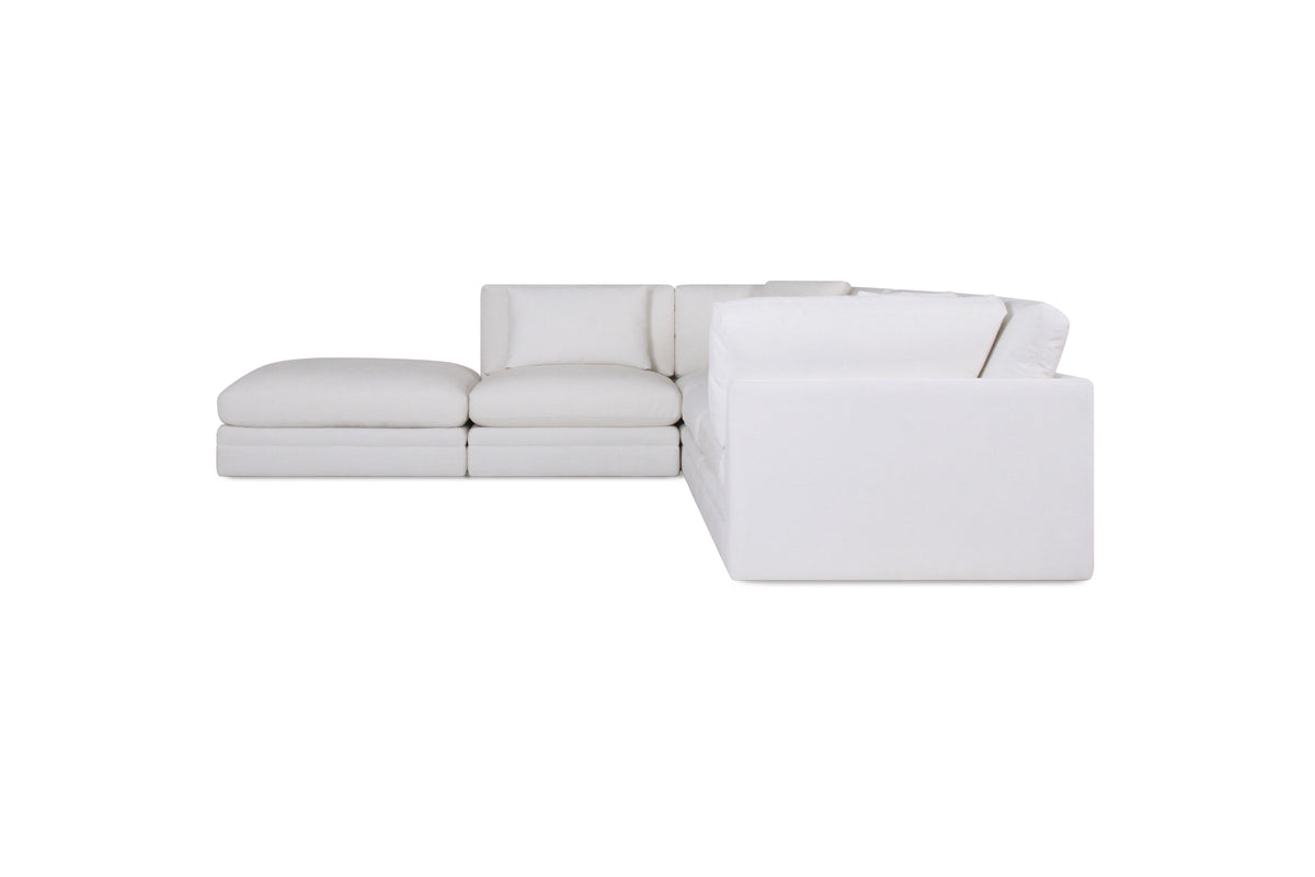 Pacific L Shape + Ottoman (5pc)