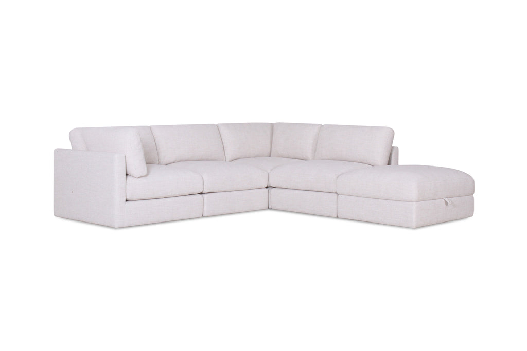 Juniper L Shape + Ottoman (5pc)