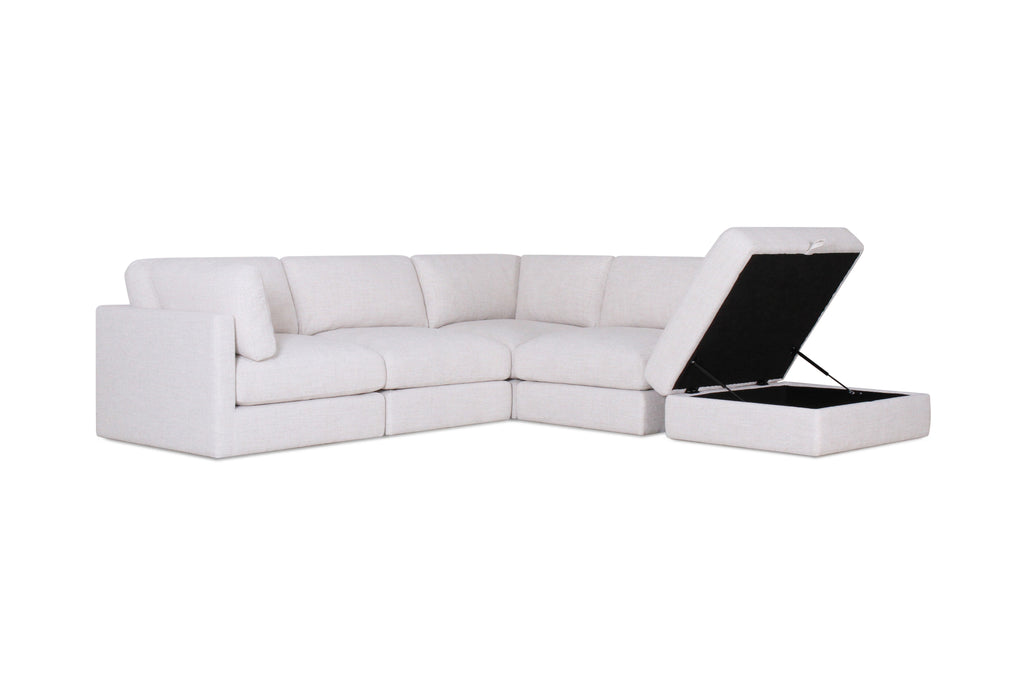 Juniper L Shape + Ottoman (5pc)