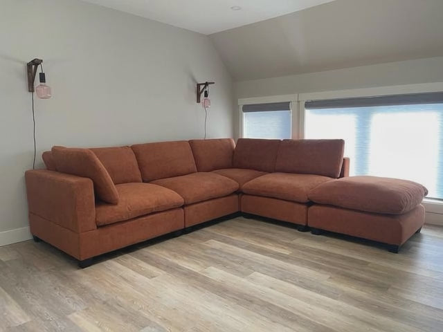 Dream Cloud L Shape + Ottoman (5pc)